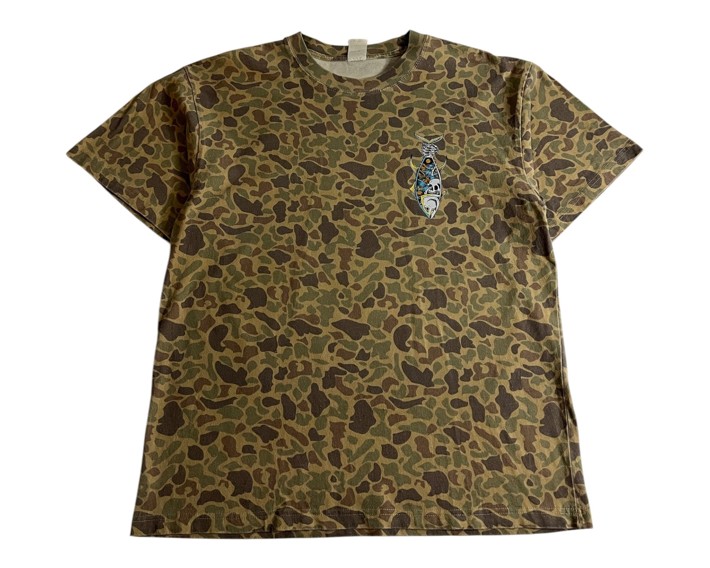 Premium Fish N River Duck Camo Heavyweight Cotton Tee