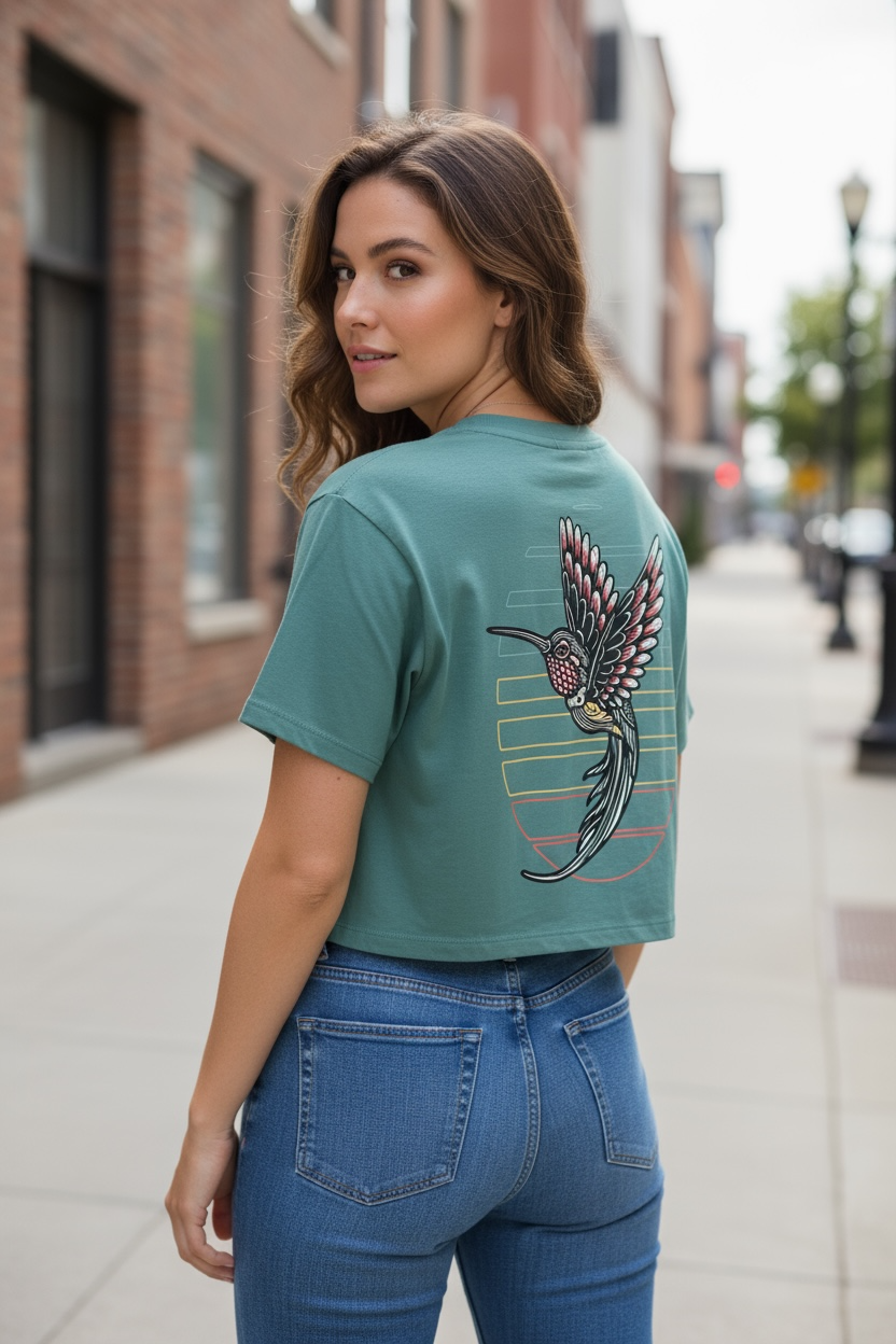 Hummingbird Crop Top