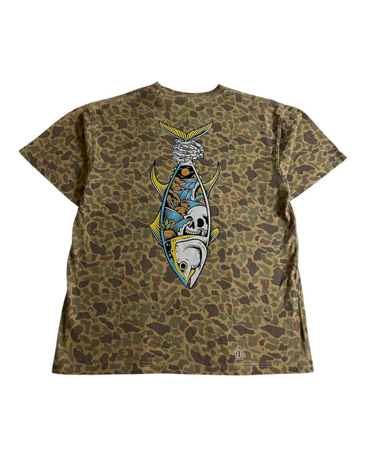 Premium Fish N River Duck Camo Heavyweight Cotton Tee