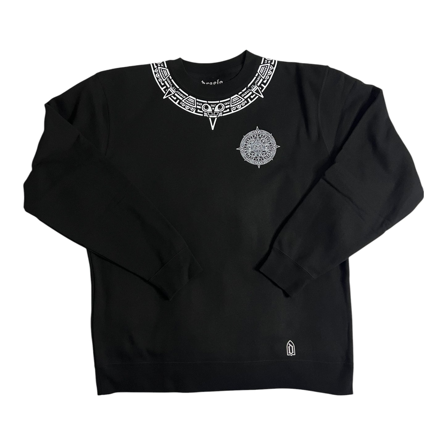 Aztec Calendar necklace sweater