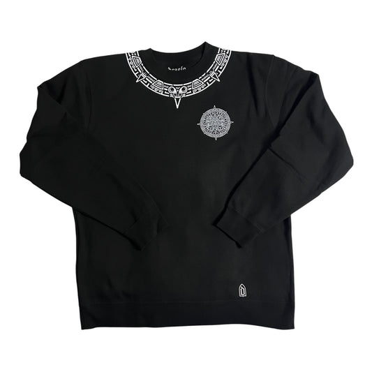 Aztec Calendar necklace sweater