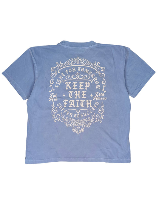 Premium Keep The Faith blue